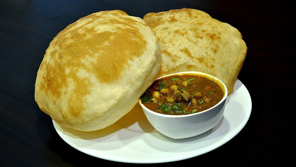 Chole Bhature – best food in Delhi